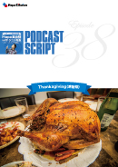 Podcast Script for episode 38「Thanksgiving(感謝祭)」